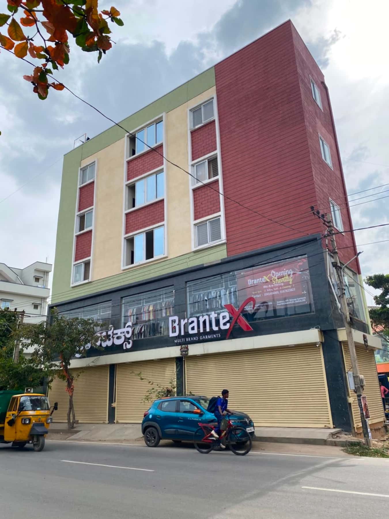 The Brantex building on Parappana Agrahara Main Road